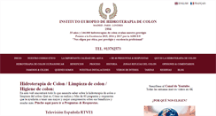 Desktop Screenshot of hidroterapiadecolon.es